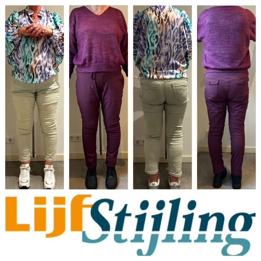 resultaat foto's van voor en na het traject afvallen bij lijstijling